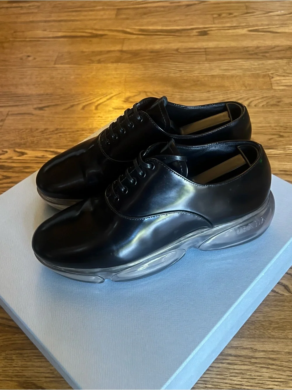 Prada Cloudbust Calf Leather Shoes